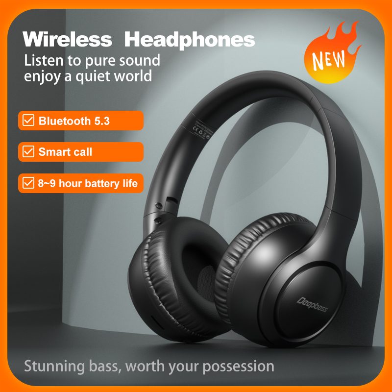 R12 Wireless Over-Ear Headphones