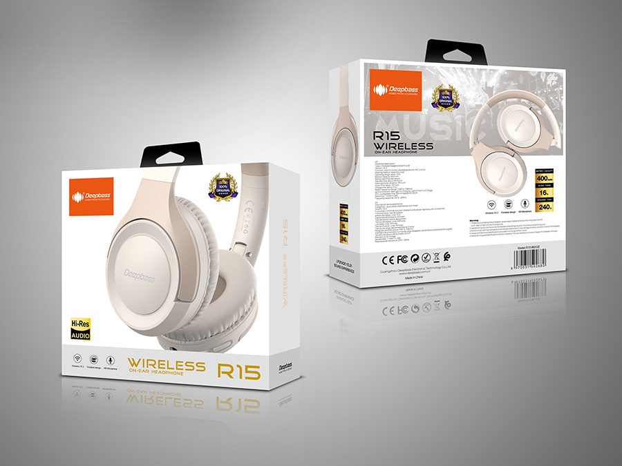 R15 Wireless Over-Ear Headphones